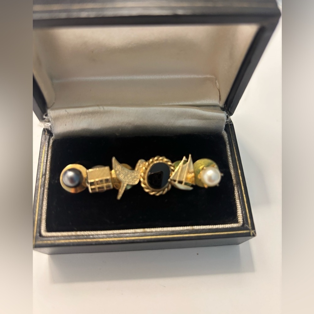 Vintage Tie Pins Set Of 6